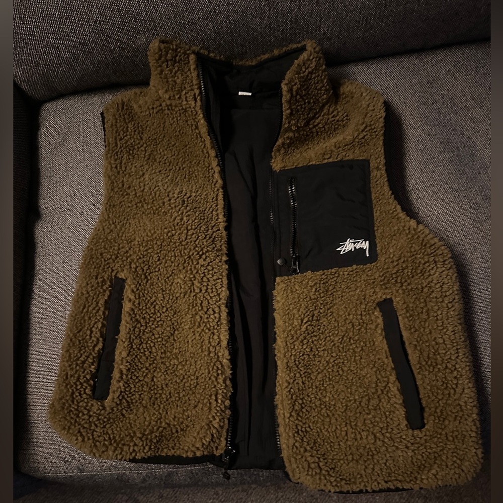 Brand New Stussy Fluffy Vest